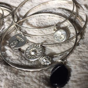 Set of 12 bangle bracelets